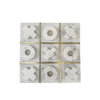 Load image into Gallery viewer, Becki Owens Decorative White Marble Tic Tac Toe
