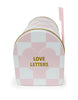 Load image into Gallery viewer, Dabney Lee “Love Letters” Valentine White and Pink Mailbox

