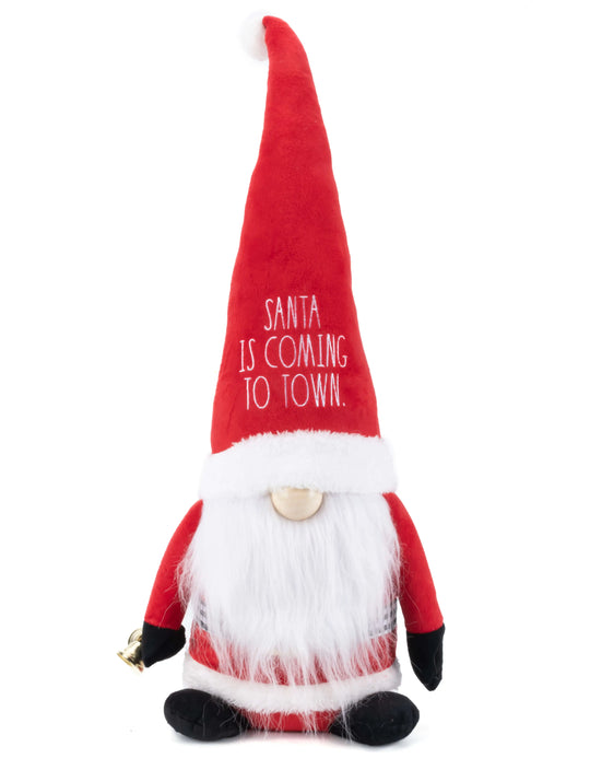 Rae Dunn “Santa is Coming to Town” Santa Gnome with Music
