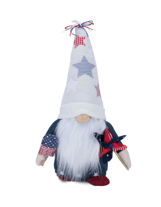 Rae Dunn Freestanding Decorative Plush “USA” Gnome