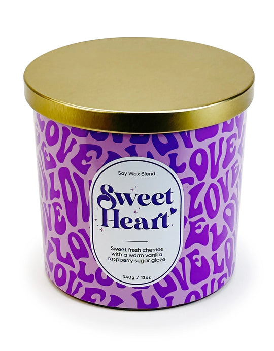 “Sweet Heart” Fresh Cherries Valentine’s Day Candle