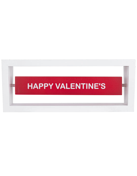 Willow & Riley Rotating Wooden Valentine’s Day Sign