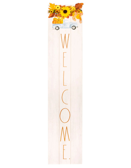 Rae Dunn “Welcome” Large Wooden Fall Welcome Porch Sign