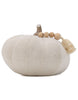 Load image into Gallery viewer, White Fabric Pumpkin - Front Angle

