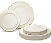 Load image into Gallery viewer, Set of 50 Ivory-Colored Baroque-Style Plates
