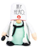Rae Dunn “My Hero” Plush Nurse Gnome for Medical Décor