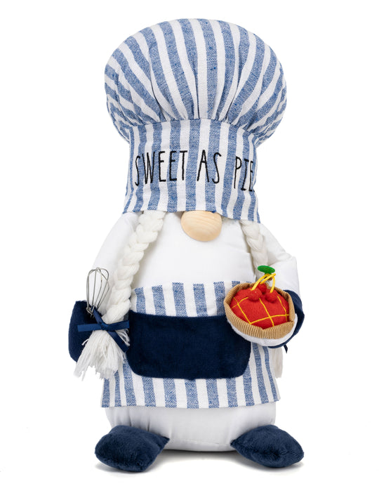 Rae Dunn “Sweet as Pie” Chef Gnome Holding Whisk and Pie