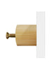 Load image into Gallery viewer, Rae Dunn &quot;Believe&quot; Set of 6 White Wood Squared Drawer Pulls
