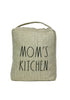 Load image into Gallery viewer, Rae Dunn “Mom&#39;s Kitchen” Olive Green Decorative Door Stop
