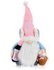 Rae Dunn Easter Gnome with Wine Bottle and Easter Eggs