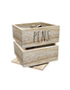 Load image into Gallery viewer, Rae Dunn “Pens” Wooden 4 Sections Rotating Pencil Holder
