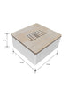 Load image into Gallery viewer, Rae Dunn “Jewels” White Square Jewelry Box with Wooden Lid
