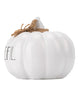 Load image into Gallery viewer, Rae Dunn “Blessed” Set of 3 White Decorative Pumpkins
