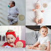 Load image into Gallery viewer, Rae Dunn 12 Baby&#39;s Month Wooden Milestone Plaques
