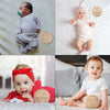 Load image into Gallery viewer, Rae Dunn 12 Baby&#39;s Month Light Wood Milestone Plaques
