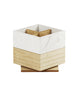Becki Owens Half White Wood 4 Sections Rotating Organizer