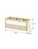 Load image into Gallery viewer, Becki Owens 3 Sections Light Wooden Desk Organizer

