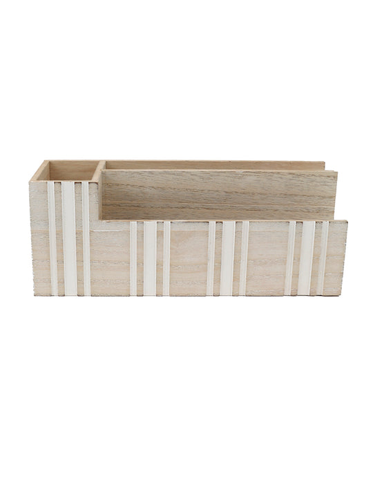 Becki Owens 3 Sections Wooden Desk and File Organizer