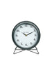 Rae Dunn Metal Circular Mantel Clock