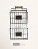 2 tier wall file holder