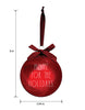 Load image into Gallery viewer, Rae Dunn “Home for the Holidays” Set of 2 Tree Baubles
