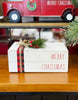 Load image into Gallery viewer, Rae Dunn “Merry Christmas” Wooden Fake Christmas Decor Books
