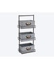 Load image into Gallery viewer, Rae Dunn 3 Tiers Vintage Galvanized Metal Storage Caddy
