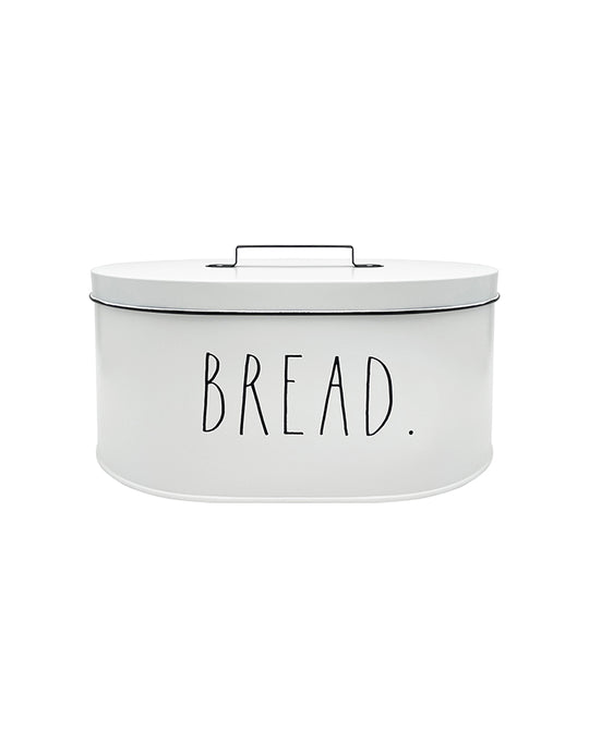 White “Bread” Large Rae Dunn White Kitchen Canister