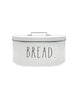 White “Bread” Large Rae Dunn White Kitchen Canister