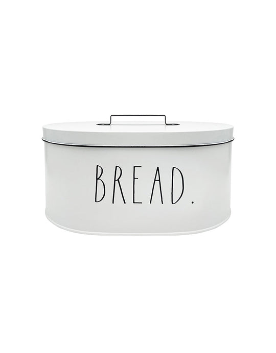 White “Bread” Small Rae Dunn White Kitchen Canister