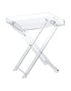 Load image into Gallery viewer, Simply Brilliant Acrylic Foldable Tray Side Table
