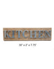 Load image into Gallery viewer, &quot;Kitchen&quot; Wooden and Galvanized-Metal Kitchen Wall Sign
