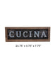 Load image into Gallery viewer, &quot;Cucina&quot; Wooden Décor Wall Sign for Kitchens
