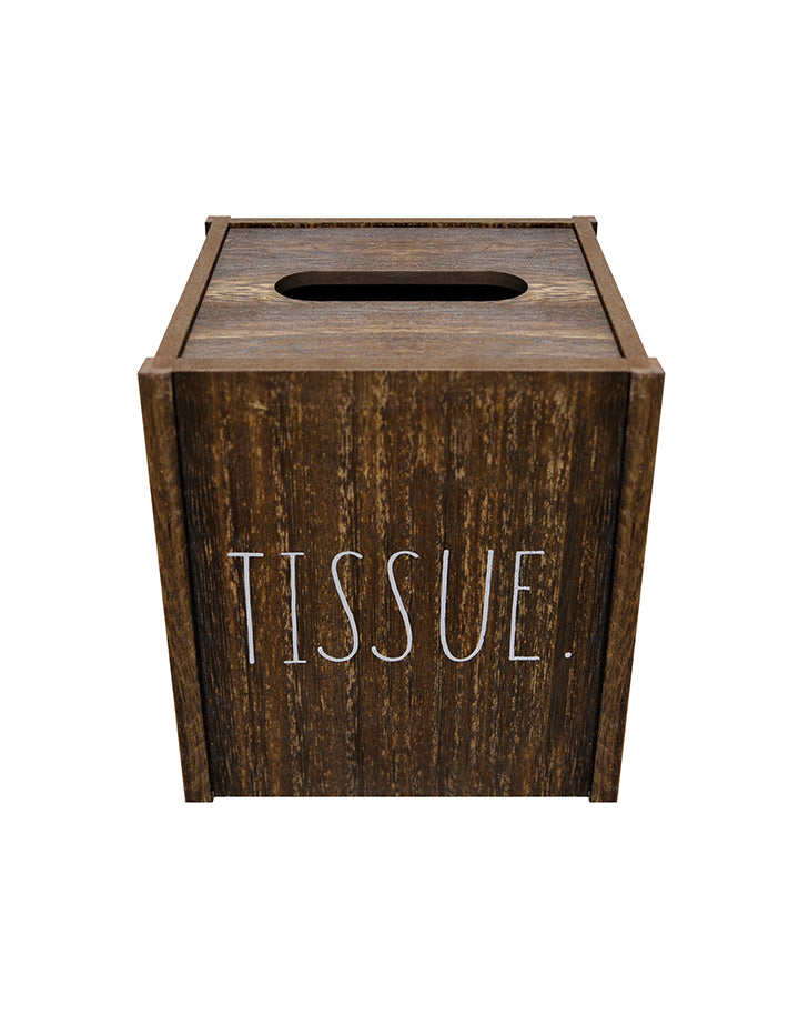 Rae Dunn “Tissue” Wooden Tissue Box | DesignStyles