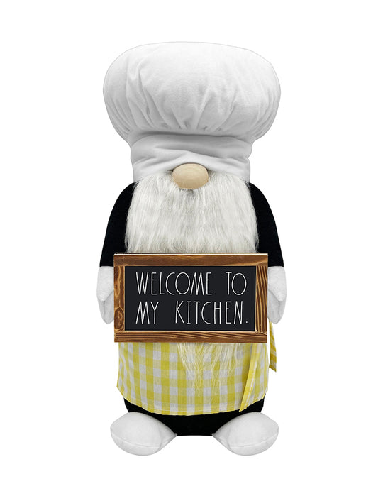 Rae Dunn "Welcome To My Kitchen" Decor Gnome
