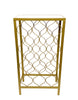 Load image into Gallery viewer, Stylish Gold Colored Wine Rack with Faux Marble Top
