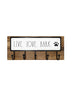 Load image into Gallery viewer, Rae Dunn “Bark” Wooden Metal Wall Hooks for Pet Items
