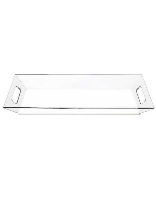 Simply Brilliant Acrylic Serving Tray with Handles