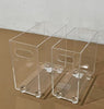 Simply Brilliant Set of 2 Acrylic Magazine Holders with Legs