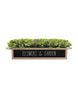 Rae Dunn “Flowers & Garden” Wood Planter with Fake Plants