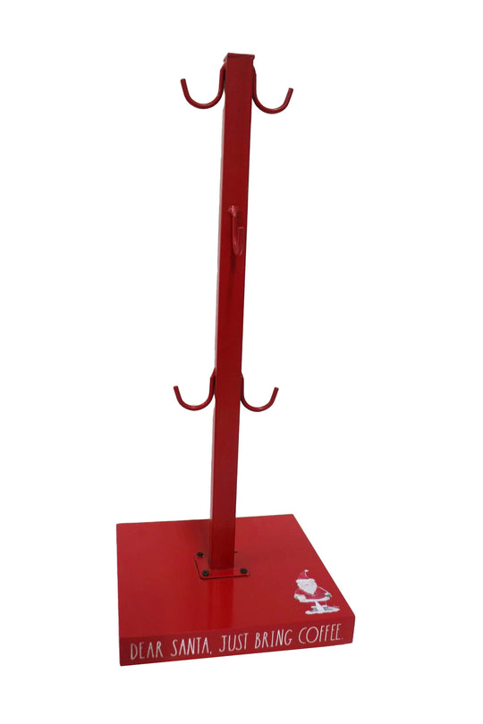 Rae Dunn “Dear Santa, Bring Coffee” Christmas Tree Mug Holder