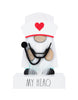 Load image into Gallery viewer, Rae Dunn &quot;My Hero&quot; Wooden Nurse Gnome Décor
