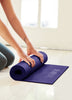 Load image into Gallery viewer, Rae Dunn &quot;Namaste&quot; Navy Blue Yoga Mat

