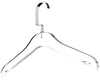 Load image into Gallery viewer, Simply Brilliant Acrylic Clothes Hangers with Silver Colored Hooks - 10 Pack
