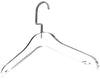Simply Brilliant Matte Black Hook Acrylic Hangers - 10 Pack