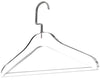 Simply Brilliant Matte Black Hook Acrylic Hangers with Bar - 10 Pack