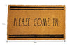 Rae Dunn “Please Come In” 30 x 18 Brown Coconut Coir Doormat