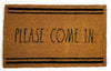 Rae Dunn “Please Come In” 36 x 24 Brown Coconut Coir Doormat
