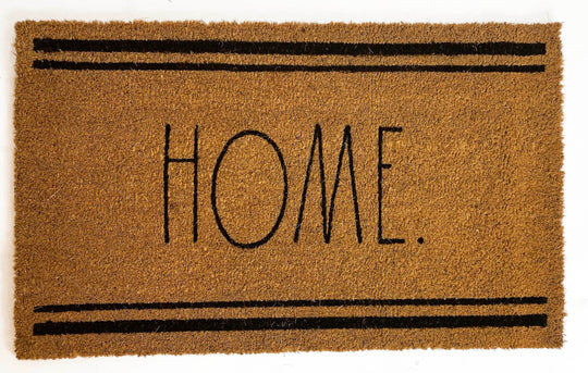 Rae Dunn “Home” 30 x 18 Brown Coconut Coir Doormat