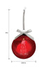 Load image into Gallery viewer, Rae Dunn “Joy, Love” Set 2 Christmas Tree Glass Ornaments
